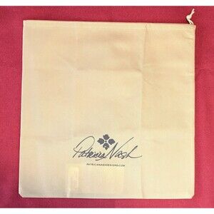 Patricia Nash Dustcover For Handbag -- Approx 15x15" -- Drawstring